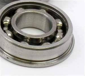 3/32 inch bore flanged ultra thin slot car ball bearing