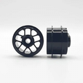 STAFFS Hyper GT 16.9 x 10mm Air Rim Black Alloy Wheel