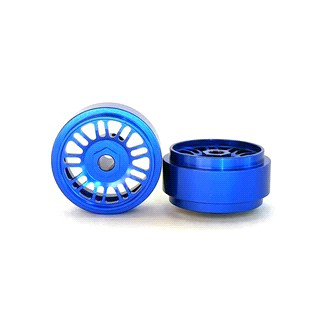 STAFFS 16.9 x 10mm Blue BBS Style Alloy Wheels