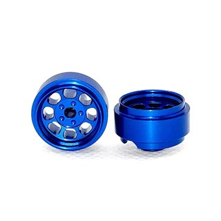 Staffs Classic 15.8 x 8.5mm Alloy Blue Wheels