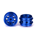 Staffs Classic 15.8 x 10mm Blue Alloy Wheels