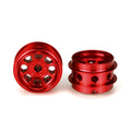 Staffs Classic 15.8 x 10mm Red Alloy Wheels
