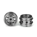 Staffs Classic 15.8 x 10mm Grey Alloy Wheels