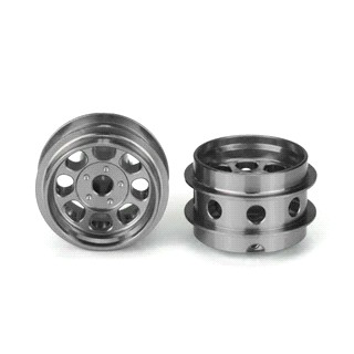 Staffs Classic 15.8 x 10mm Grey Alloy Wheels