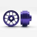 STAFFS Hyper Front And Rear Purple Alloy Wheel Air Rim 16.9